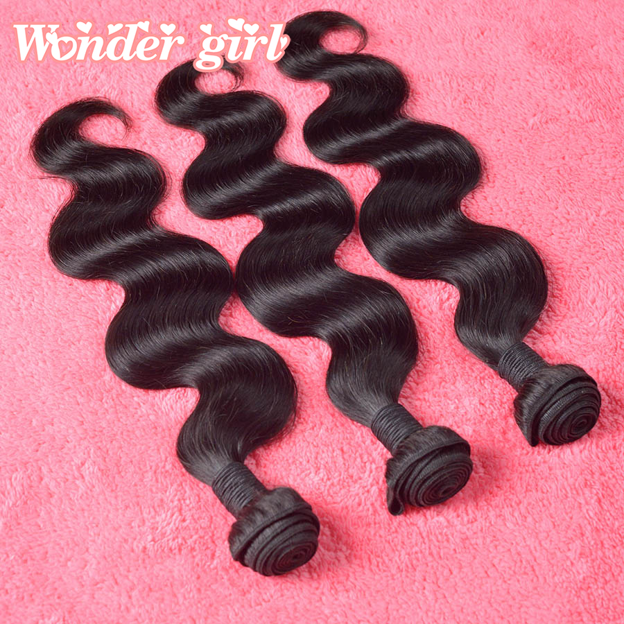 brazilian body wave 3pic/lot brazilian virgin hair rosa hair products cheveux bresilien 8'~30