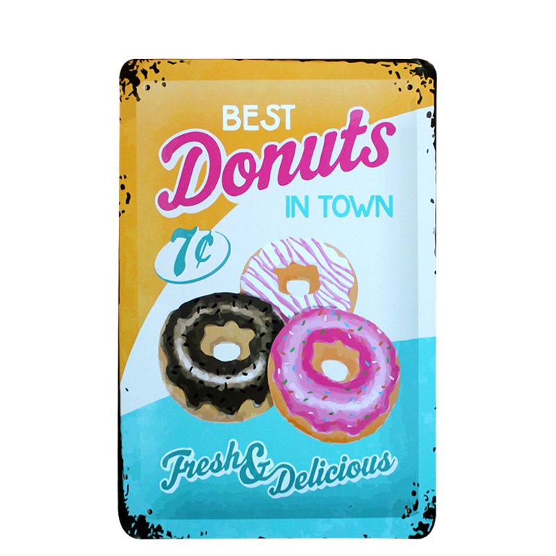 Vintage Cake Dessert Metal Tin Signs Retro Home Kitchen Decoration Plaque Poster Bar Pub Bakery Wall Decor Plate 18 Styles A903 Sign Plate Kitchen Plaqueshome Decor Aliexpress