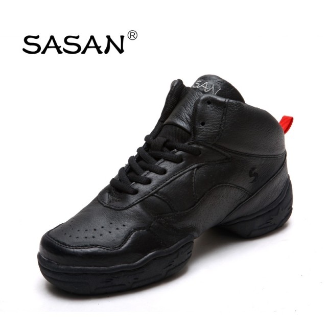 leather dance shoes modern Fashion Womens Leather With Net Upper Dance Sneakers leather dance shoes modern