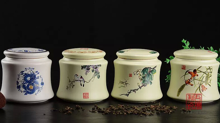 New 2015 large porcelain candy jar on glazed bone china storage ceramics 10 5 10 5cm