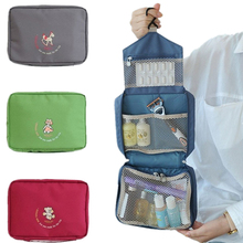Hot Sale Women Travel Cosmetic Bag Hanging Bag High Quality Zipper Toilet Bag Toiletries Organizer Portable Waterproof Handbag