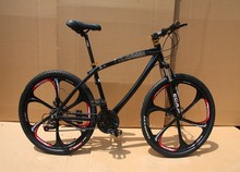 Free shipping 26″ inch aluminium BM MTB mountain bike bicycle 21 speed one-piece wheel,disc brakes bicycle bike