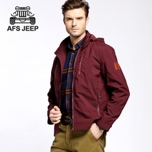 High quality Afs jeep 2016 the spring and autumn period and the new men outdoor leisure jacket, big yards men’s short model