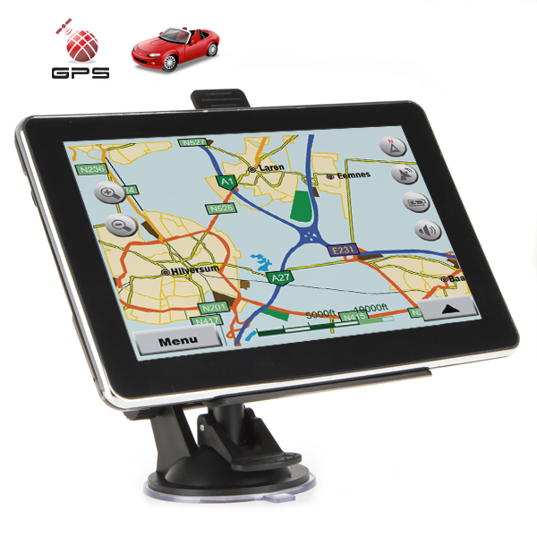 Hot Sale 5 inch Car GPS Navigation System 480x272 HD Touchscreen Vehicle GPS Navigation Device FM
