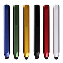 Wholesale 1pcs Lot Stylet tactile Aluminium Capacitive Touchscreen Stylus for iPad Android Tablets