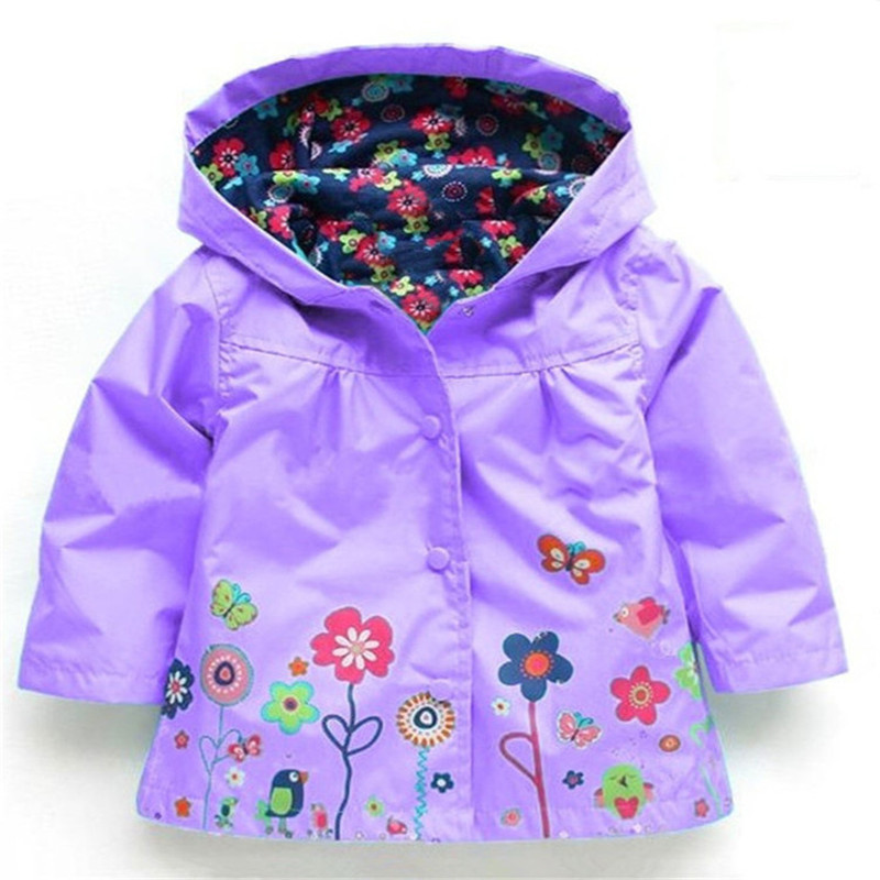 2016 girl's coat and jackets children hoodies kids jackets coats girls outerwear Children's raincoat jacket for boys kids top
