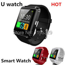 2015 nueva sincronización Bluetooth reloj de pulsera Wrist Wrap reloj U8 compañero teléfono manos libres para Android envío gratis