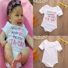 Newborn Baby Boy Girls Cute Print Bodysuit Jumpsuit Pajamas Outfits 0-24M Drop Shipping