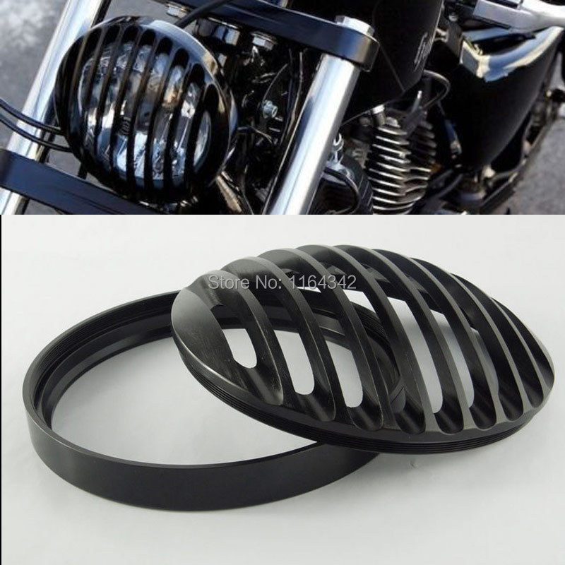 nordson Free package mail Black Aluminum Headlight Suitable 2004-2012 Harley Sportster XL 883 1200