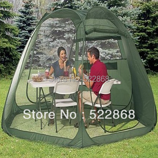 high quality 5-10person instant automatic beach tent big gauze sun-shade