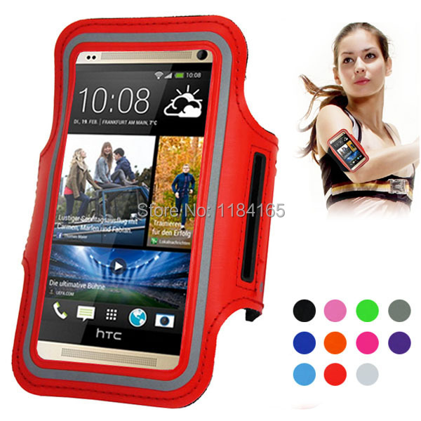 HTC-1206_1_Stylish Gym Sports Armband Pouch Case for HTC One M8