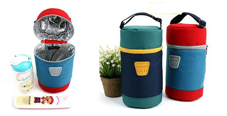 Cute Children School Water Bottle Cover Baby Feeding Insulation Bags Infant Thermos Baby Feeding Bottle Bag Fresh Food Lunch Bag (10)