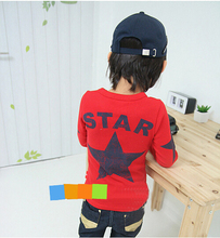 2015 Long Sleeve Boy T Shirt Kids Cotton T Shirt Children Tees spring and summer