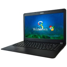 Russia Free Shipping ABS Hairline Computer 14 inch 1920*1080 HD Laptop with Russian KeyBoard Intel DualCore 2G&320G Windows 7/8
