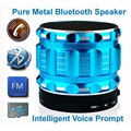 New Styel Portable Bluetooth Speaker Metal Subwoofer Wireless Speaker Build in Handfree Mic TF Card Slot