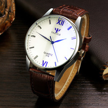Top quality male luxury fashion waterproof leather Men’s quartz analog watch man Casual business watches Relogio Masculino CW223