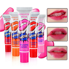 6 Colors Cute Magic Lip Gloss Waterproof Long Lasting Peel Off Mask Tattoo Lipstick Makeup Set Beauty for Girl Free shipping