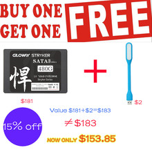 Gloway Free shipping 480GB Solid State Drive 2.5 SSD 480 GB SATA III Gb/s MLC Flash Original on sale For PC Desktop 480G
