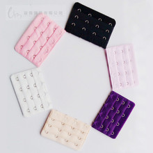 5pcs Free Shipping Ladies Useful Bra Extenders Strap Extension 4 Hooks 3 Rows Adjustable Belt Buckle Multi Color Available