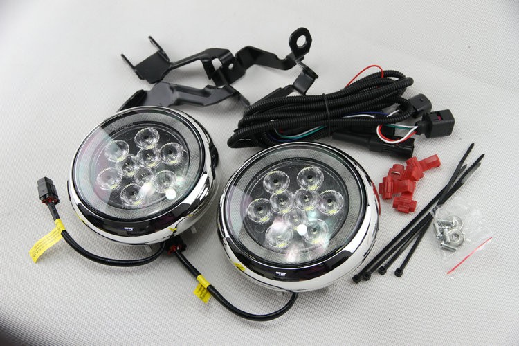 2x Led Halo Rally Drl Daytime Driving Light For Mini