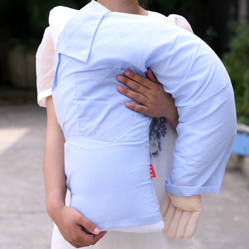 Cute Boyfriend Arm Body Pillow Bed Sofa Cushion Arm Soft Throw Pillow Body Hug Washable Cushion Bed