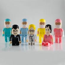 INCIPIENT Real Capacity USB Flash Drive 1TB Pen Drive Pendrive Cartoon Doctor Nurse Style 8GB 16GB 32GB 64GB 2.0 Memory Stick