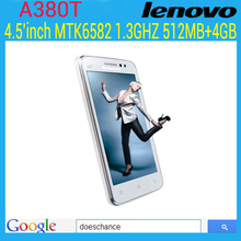 Original Lenovo A380T Phone Android 4 4 2 MTK6582 Quad Core 1 3Ghz 4G ROM 4
