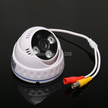 White 1 3 CMOS 900TVL Array LED Night Version IR CUT 6mm Indoor Dome CCTV Security
