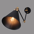 American Country Style Wall Light LOFT Industry Collapsible Telescoping Pole Double Living Room Sofa Backdrop Decorative
