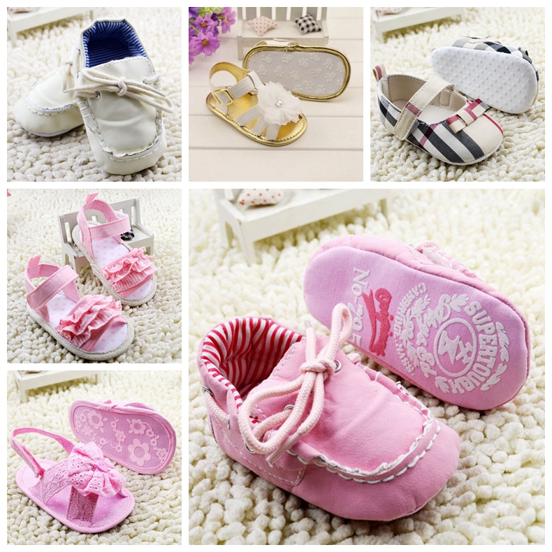new Baby shoes toddler shoes little sandal boy first walkers age 0 18 month newborn girl