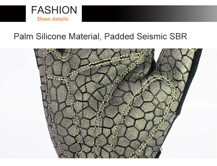 Description Picture 5 of itemBOODUN Breathable Half Finger Bike Gloves for Men Women Sports Cycling Gloves Gel Pad MTB Road Bicycle guantes ciclismo luvas