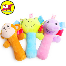 petcircle hot sale pet dog toys monkey frog elephant plush dog toys 3 colors dog toys squeaky chew pet products free shipping