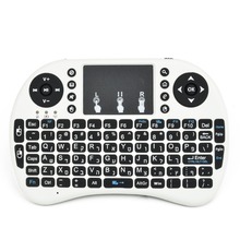 For Israel Hebrew&English Mini 2.4Ghz Wireless Keyboard Air Mouse Remote Control Touchpad For Laptop TV Box PC Tablet Mini PC