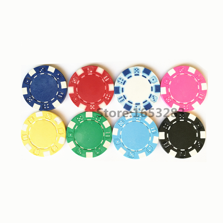 Font poker chips