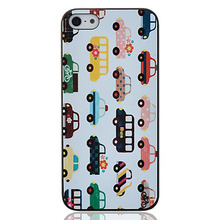 hot sale lureme brand lovely colorful compact car Printing Phone Case for apple iphone 5/5s for women Mobile Phone Accessories
