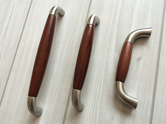 Wooden Cupboard Knobs And Handles Wooden Unfinished Drawer Pulls