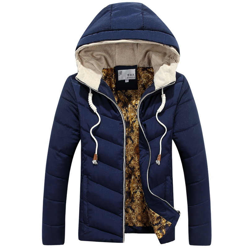 Фотография 2015 Autumn Parka Men Coat Winter Mens padded jackets Cotton Coat Winter Jacket Overcoat Outwear Free Shipping Wholesale Retail