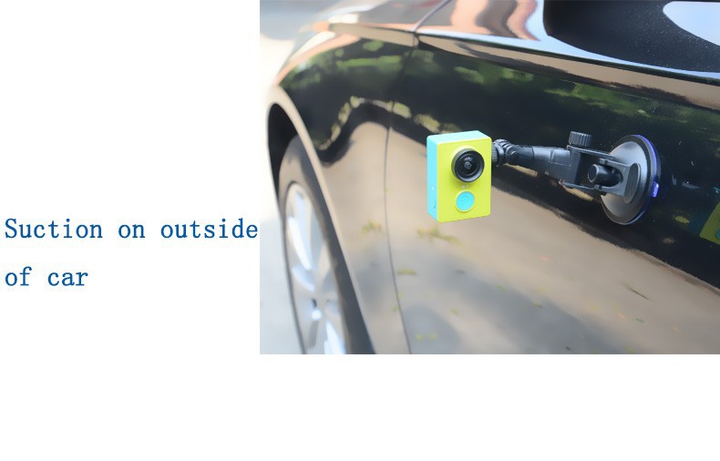 Suction cup for gopro hero