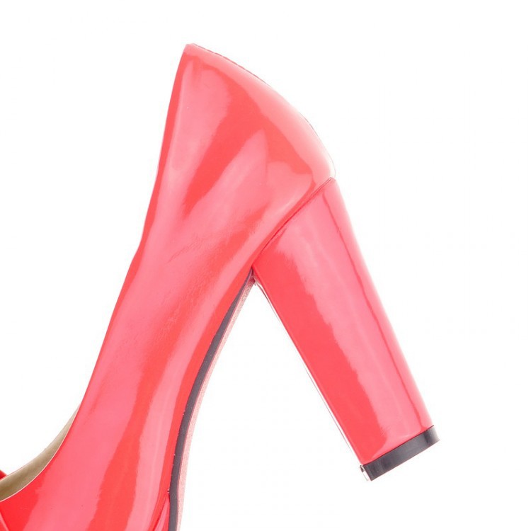 2015 Fashion Wedding pink red black Pumps Sexy High Heel Shoes Low ...