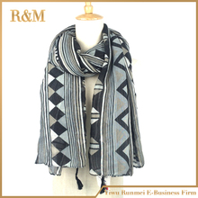2016 geometry Scarf Women Tartan scarves Tartan Plaid Scarf Bohemia Checked Oversized Wrap Shawl