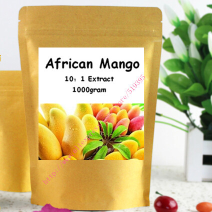1000g(35.2oz) Nature African Mango 10:1 Extract Powder Natural Weight Management free shipping