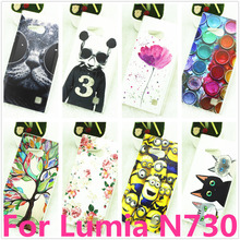 Fashion Patterns Hard PC Back Case Cover For Nokia Lumia 730 N730 735 PY