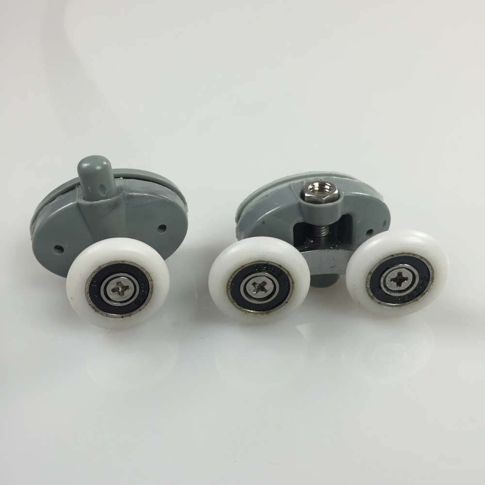 Description Picture 2 of item8 Pcs Single + Double Roller Wheel For Shower Door Top / Bottom