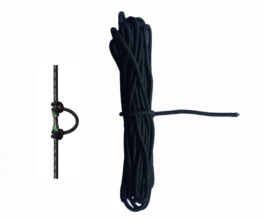 Archery Compound 9FT Black Release String Nocking D LOOP Bow Release Rope Release aid