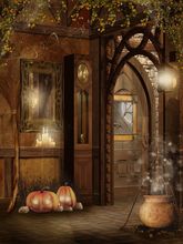 200cm*150cm photography background Pumpkin desk clock magic potion halloween backdrop backgrounds for photo studio WSJ-027