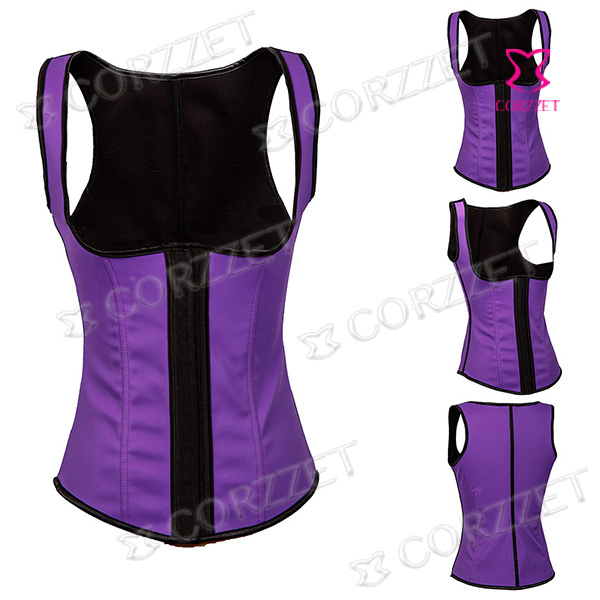 Sport Latex font b Waist b font font b Cincher b font Vest Gothic Sexy Underbust