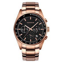 KASHIDUN Top Brand Luxury New Fashion Quartz Watch Mens Big Dial Luminous Waterproof Mens Watches Relogios Masculino Relojes