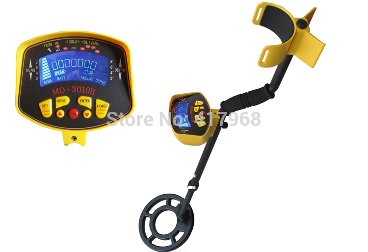 MD 3010II Ground Searching metal detector MD3010 Nugget finder Gold detector Treasure Hunter MD 3010