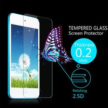 Ultra Thin 0.2mm Premium Explosion-Proof HD Clear Tempered Glass Screen Protector Film for ipod touch 5 touch5 +Retail Package