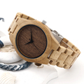 High Quality BOBO BIRD Brand Designer G29 Bamboo Wristwatch Quartz Watches 100 Bamboo Straps Wood Dial